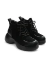 Ghete Dama din piele naturala 1575-2 BLACK | ADVANCER
