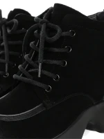 Ghete Dama din piele naturala 1575-2 BLACK | ADVANCER