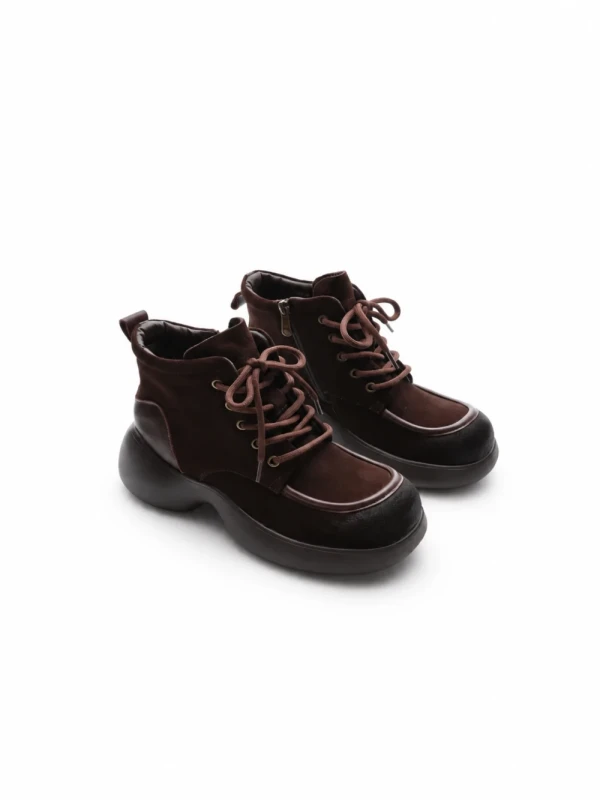 Ghete Dama din piele naturala 1575-2 BROWN | ADVANCER