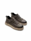 Ghete Barbati din piele naturala R028-1 GREY | ADVANCER