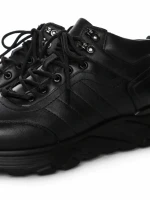 Ghete Barbati din piele naturala 35600 BLACK | ADVANCER