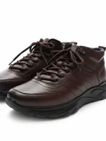 Ghete Barbati din piele naturala 35600 COFFEE | ADVANCER