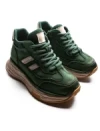 Pantofi Sport Dama din piele naturala M7066 GREEN | ADVANCER
