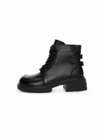 Ghete Dama din piele naturala M5808-2 BLACK | ADVANCER