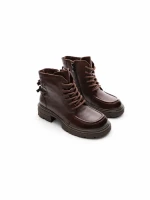 Ghete Dama din piele naturala M5808-2 BROWN | ADVANCER