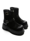 Ghete Dama din piele naturala 2810-2 BLACK | ADVANCER
