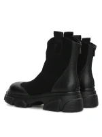 Ghete Dama din piele naturala 2202-1 BLACK | ADVANCER