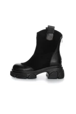Ghete Dama din piele naturala 2202-1 BLACK | ADVANCER