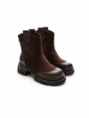 Ghete Dama din piele naturala 2202-1 COFFEE | ADVANCER