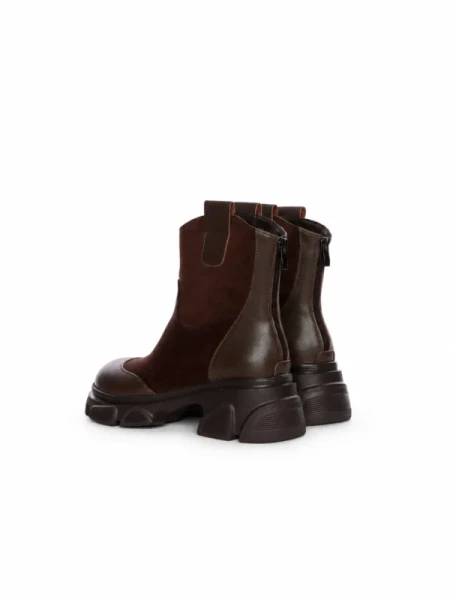 Ghete Dama din piele naturala 2202-1 COFFEE | ADVANCER