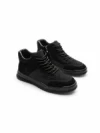 Ghete Barbati din piele naturala CM611R BLACK | ADVANCER
