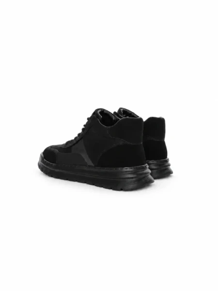 Ghete Barbati din piele naturala CM611R BLACK | ADVANCER
