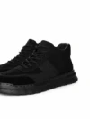 Ghete Barbati din piele naturala CM611R BLACK | ADVANCER