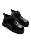 Ghete Barbati din piele naturala CM610 BLACK | ADVANCER