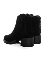 Ghete Dama din piele naturala 963-5 BLACK | ADVANCER