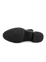 Ghete Dama din piele naturala 963-5 BLACK | ADVANCER