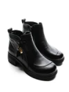 Ghete Dama din piele naturala 25808 BLACK | ADVANCER