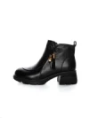 Ghete Dama din piele naturala 25808 BLACK | ADVANCER