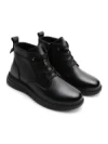 Ghete Dama din piele naturala 2586M BLACK | ADVANCER