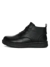 Ghete Dama din piele naturala 2586M BLACK | ADVANCER