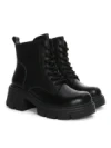 Ghete Dama din piele naturala 3007 BLACK | ADVANCER