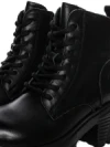 Ghete Dama din piele naturala 3007 BLACK | ADVANCER