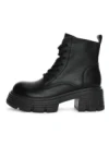 Ghete Dama din piele naturala 3007 BLACK | ADVANCER