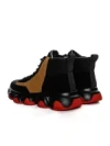Ghete Barbati din piele naturala 1835 BLACK-YELLOW | ADVANCER