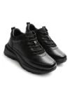 Ghete Barbati din piele naturala 37318 BLACK | ADVANCER