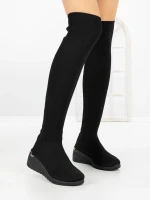 Női platform csizma YM-172 Fekete | H&D » MeiMall.hu