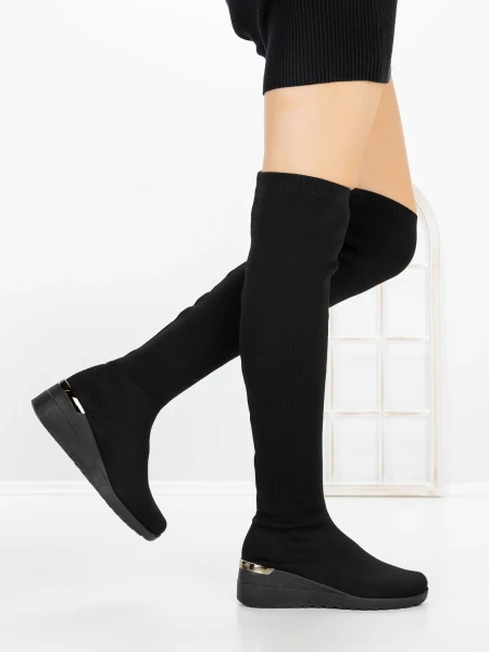 Női platform csizma YM-172 Fekete | H&D » MeiMall.hu