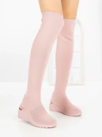 Női platform csizma YM-172 Rózsaszín | H&D » MeiMall.hu