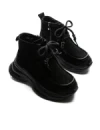 Ghete Dama din piele naturala 8601 BLACK | ADVANCER