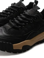Pantofi Sport Barbati din piele naturala 9639 BLACK | ADVANCER