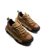 Pantofi Sport Barbati din piele naturala 9639 TAUPE | ADVANCER