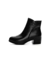 Ghete Dama din piele naturala E0210-1 BLACK | FORMAZIONE