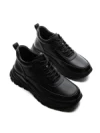 Ghete Barbati din piele naturala 5329 BLACK | ADVANCER