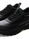 Ghete Barbati din piele naturala 5329 BLACK | ADVANCER