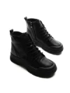 Ghete Dama din piele naturala BY6523 BLACK | ADVANCER