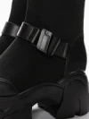 Ghete Dama din piele naturala 88H902 BLACK | ADVANCER