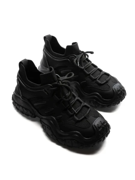 Pantofi Sport Barbati din piele naturala 5351 BLACK | ADVANCER