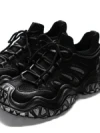 Pantofi Sport Barbati din piele naturala 5351 BLACK-GUN | ADVANCER
