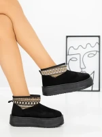 Ghete UG Dama L-392 BLACK | BELLICY