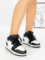 Sneakers Dama F005-2 WHITE-BLACK | COSTA SOL