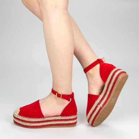 Női Alkalmi platform cipő FS3 Piros (D36) Mei
