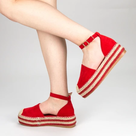 Női Alkalmi platform cipő FS3 Piros (D36) Mei