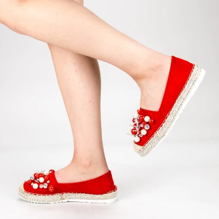 Női alkalmi cipő L626 Piros (D10) Sweet Shoes