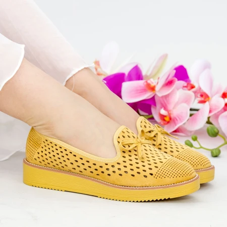 Női alkalmi cipő DS6 Sárga (B15) Mei