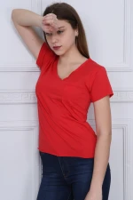 Női póló 8328 Piros (G68) Adrom