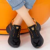 Platform sportcipő SZ231 Fekete-Narancs (K16) Mei